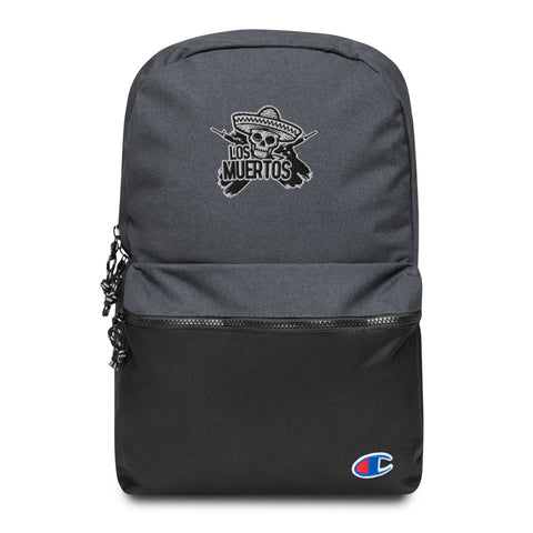 Los Muertos Embroidered Champion Backpack